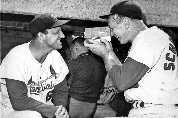 1963: Stan Musial and Red Schoendienst